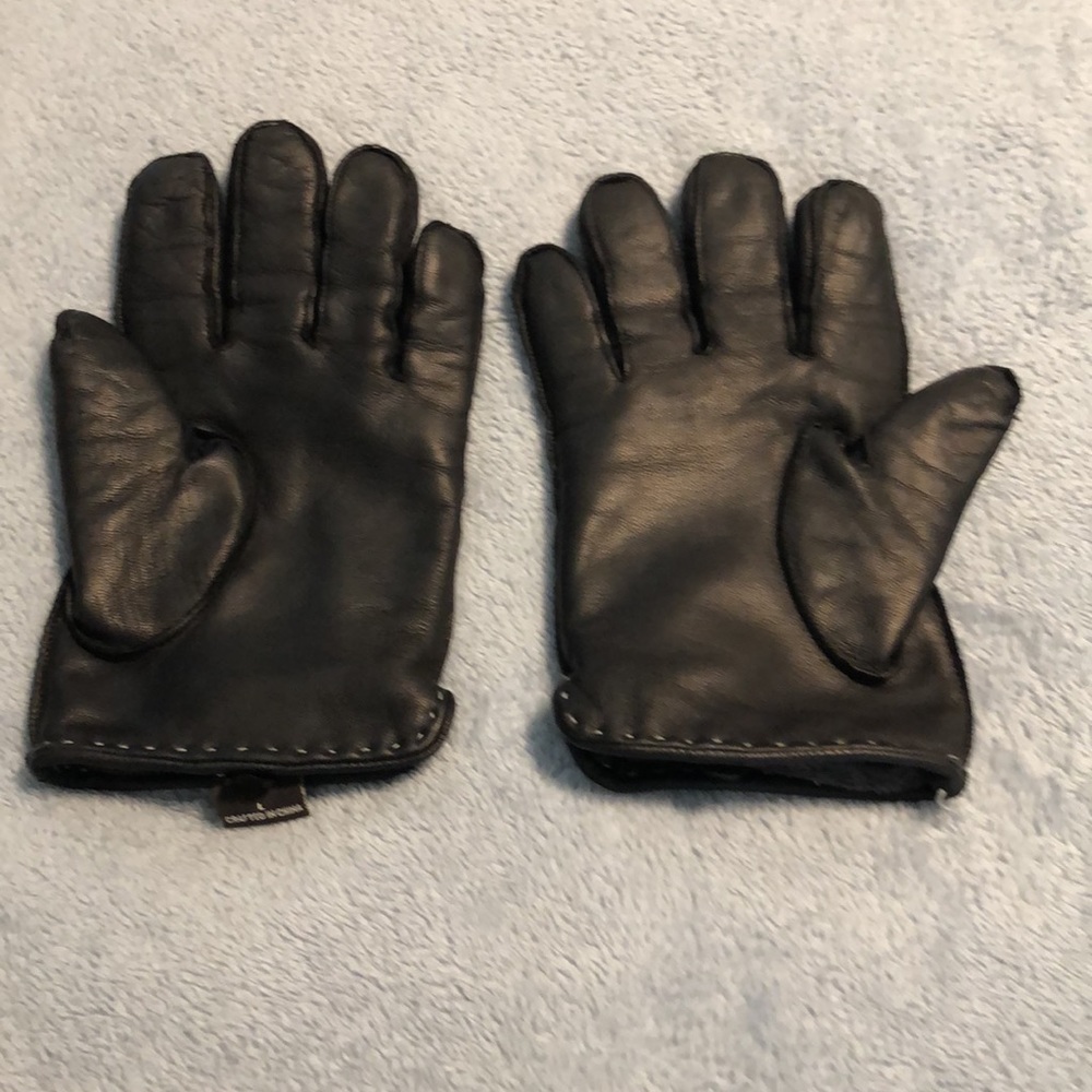 Black Dockers Leather Gloves